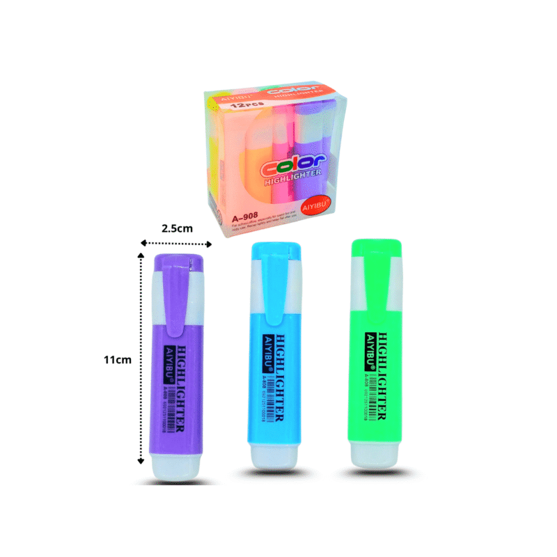 marcatextos en caja C/12 A-908 o B2623 o 23k-6