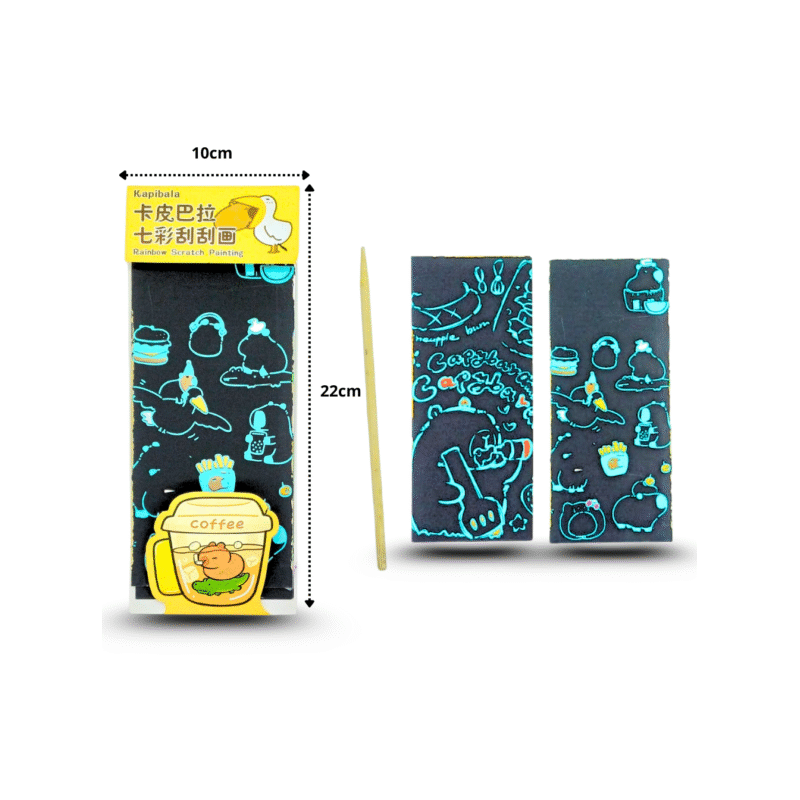 dibujo mágico capy bara 4 tiras C/12 25E-18