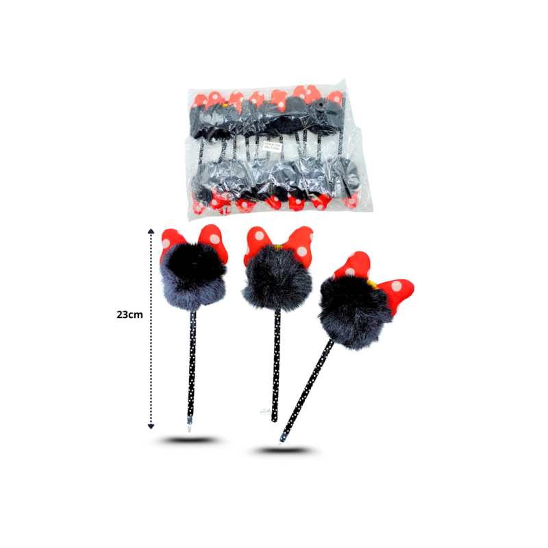 pluma pompón moño Mimi C/12 C5016