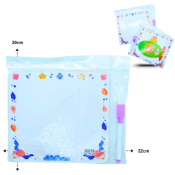 rompecabezas con pizarra plumín y borrador C/12 B6178