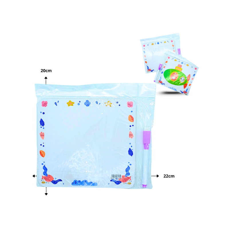 rompecabezas con pizarra plumín y borrador C/12 B6178