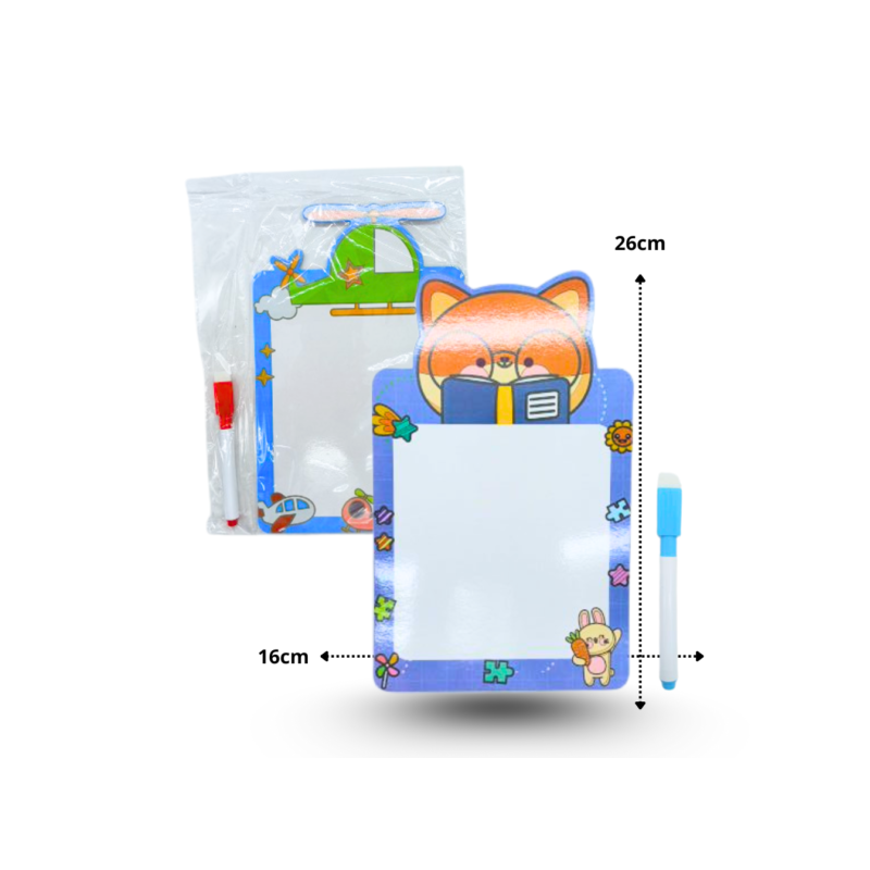 mini pizarrón 24×15.5 con plumín C/12 B6175