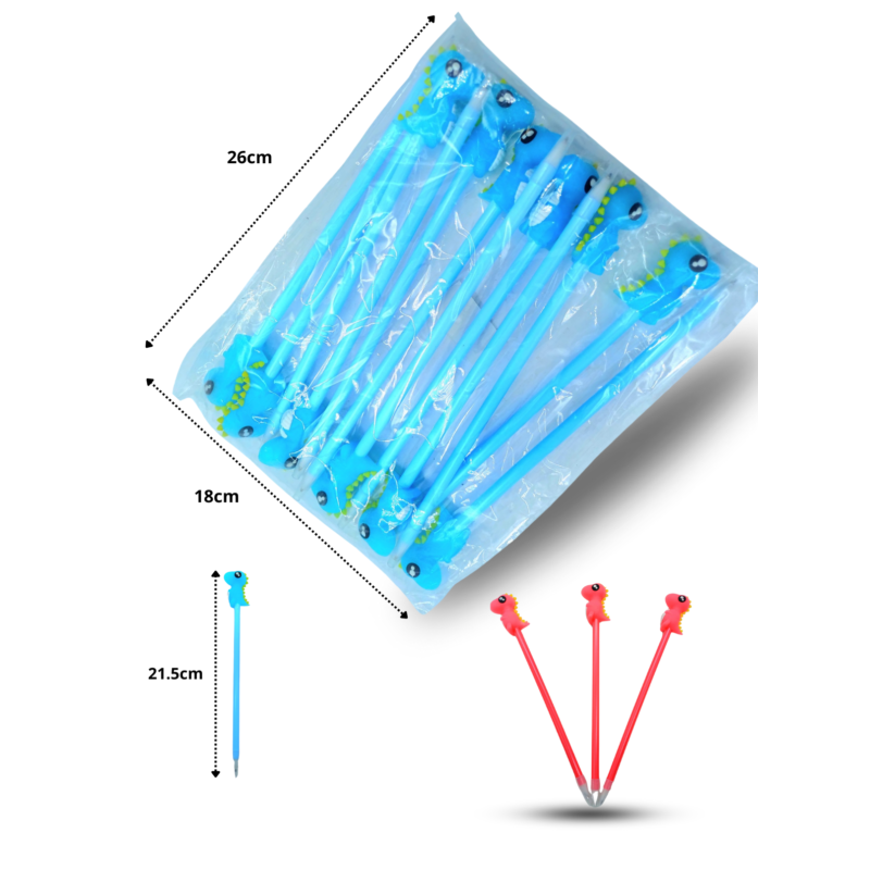 pluma gel dino un solo color por paquete C/12 PL-C5008