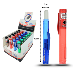 goma borrador en barra retráctil profesional en caja C/24 B8549