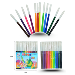 juego de plumines de 12 colores, C/12 B2105 o UA-2513 o GNC-415 o GPM-0265