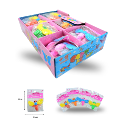 goma borrador de avispa de colores C/36 8006