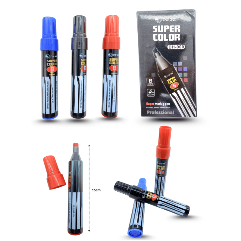 marcador jumbo 3 colores C/6 DH-900