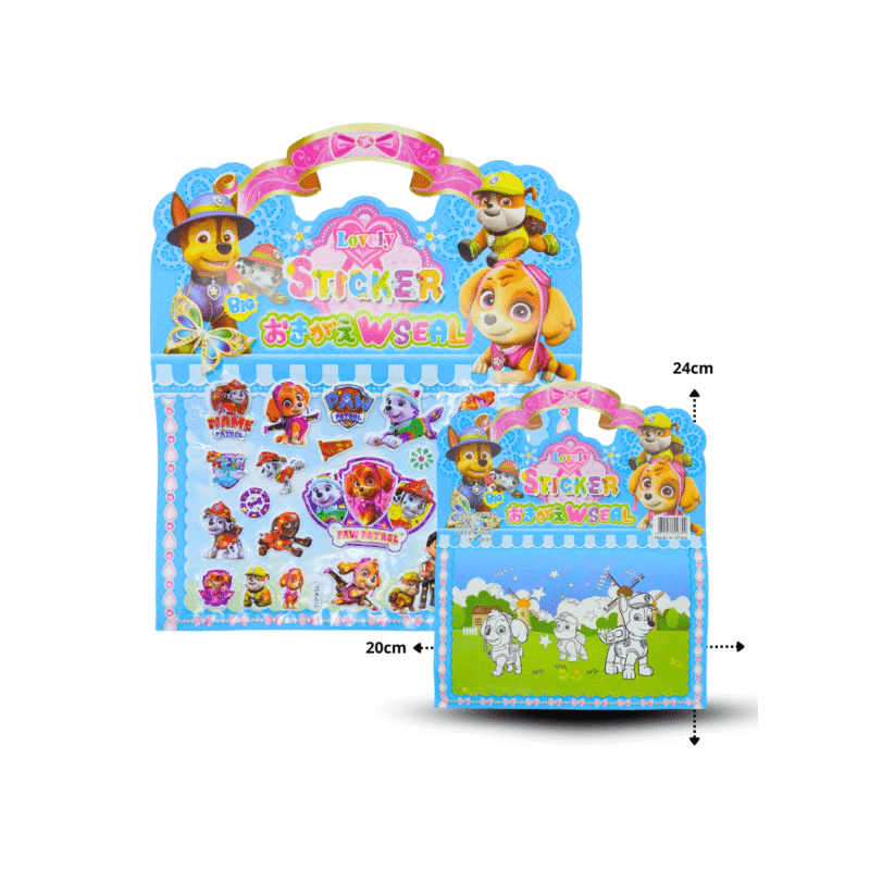 sticker personajes Paw Patrol C/20 CAL-C5008