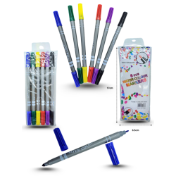 plumin doble punta 6 colores C/24 B2119