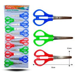 tijera escolar con métrica en tira C/12 PAP-C5108