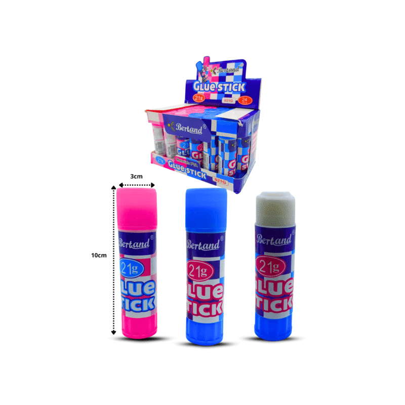 pegamento en barra 21g glue stick C/24 BD-2124 o PAPA-C5051