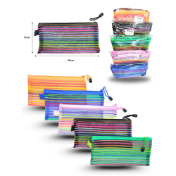 bolsa red lapicera cosmetiquera mediana un solo color por empaque 22.5x12cm C/12 7h-3 o PA70239