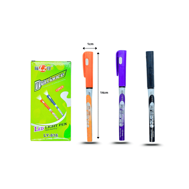 pluma con luz C/12 EXP687 o LY-616