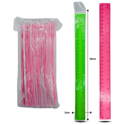 regla flexible color x paquete C/60 PAP-C5045
