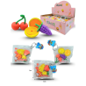 goma frutas 3cm set 4 pzas C/30 B8514