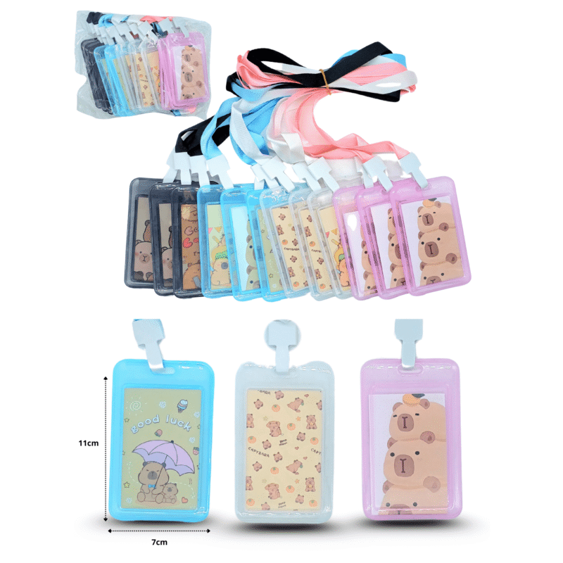 porta gafete translucido capy bara C/12 25I-42