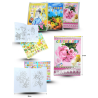 libro para colorear con stickers C/12 EXP631