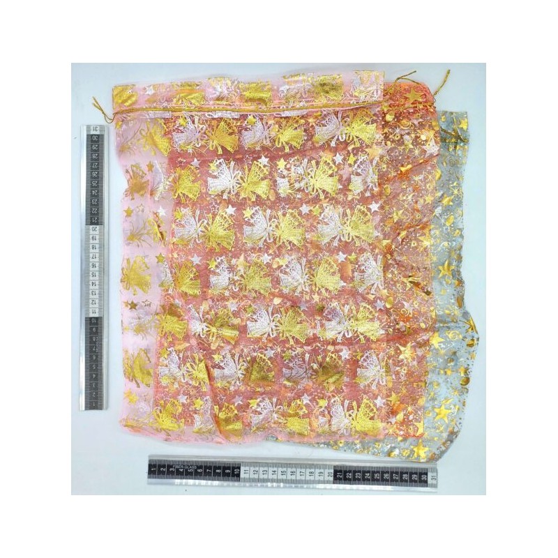 bolsa de organza 40x30cm C/50 J1604