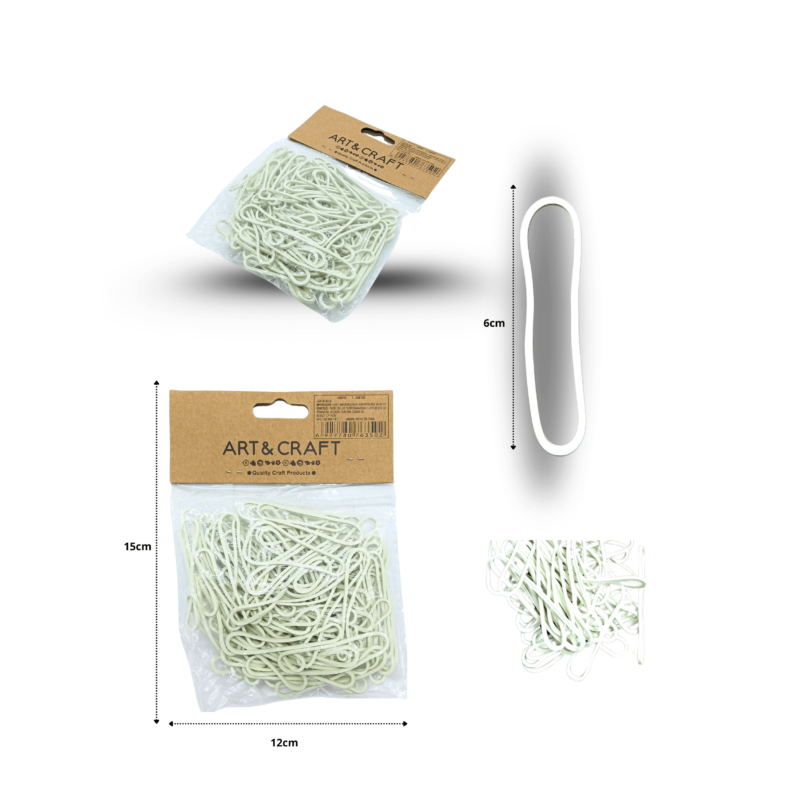 liga de caucho 7cm color natural 50gr C/10 G6350