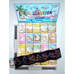 tarjetas dibujo mágico variedad de personajes C/20 juegos 24F-17