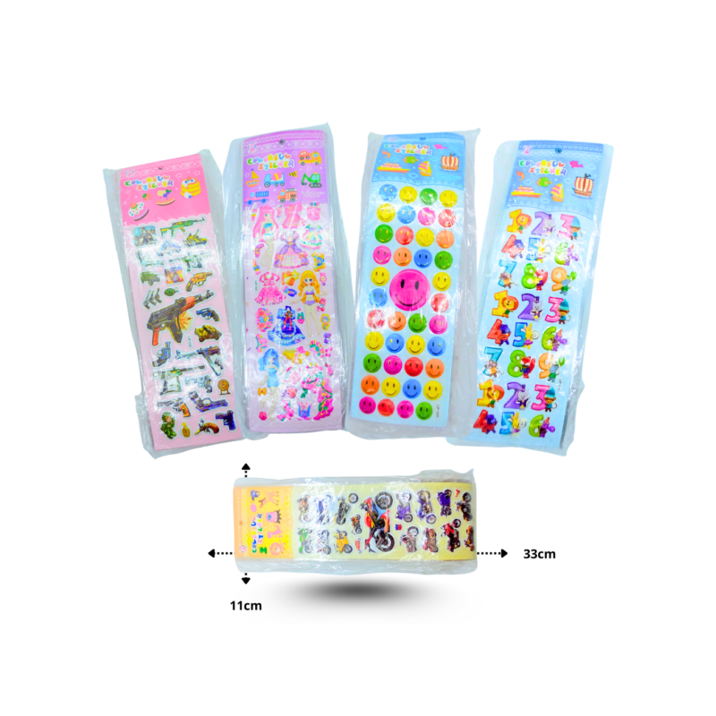 sticker en tira un solo modelo en el mismo paquete C/20 CAL-C5045 o 5046