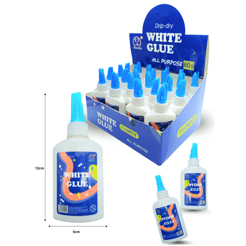 pegamento líquido blanco escolar 60g C/24 B8359