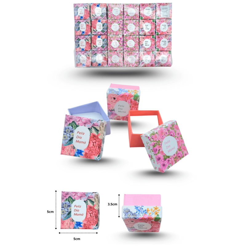 caja de regalo feliz día mama C/24 C-35