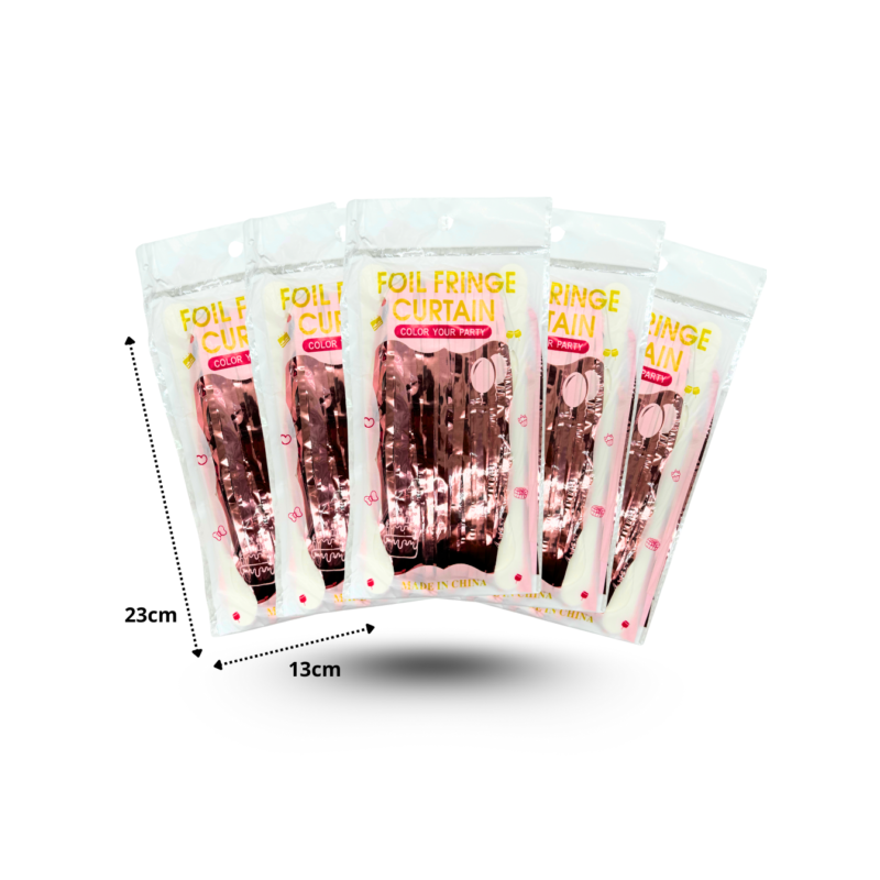 1 cortina lluvia cobre C/12 foil fringe XLE-82 o 83 o WD-2003E-3