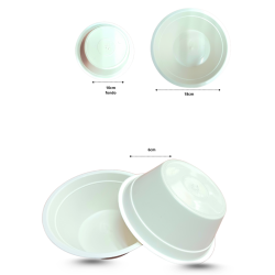 plato pozolero blanco C/200 ALB MOR