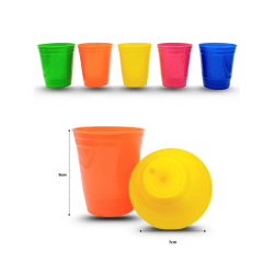 vaso 250ml color solido C/50 ALB MOR