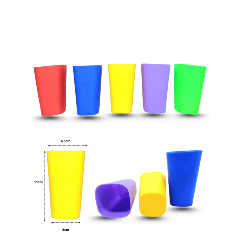 9 vaso cuadrado macoll C/50 ROB GRC