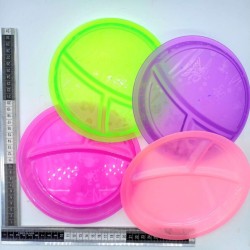 plato división acuario translucido C/100 LOP CON