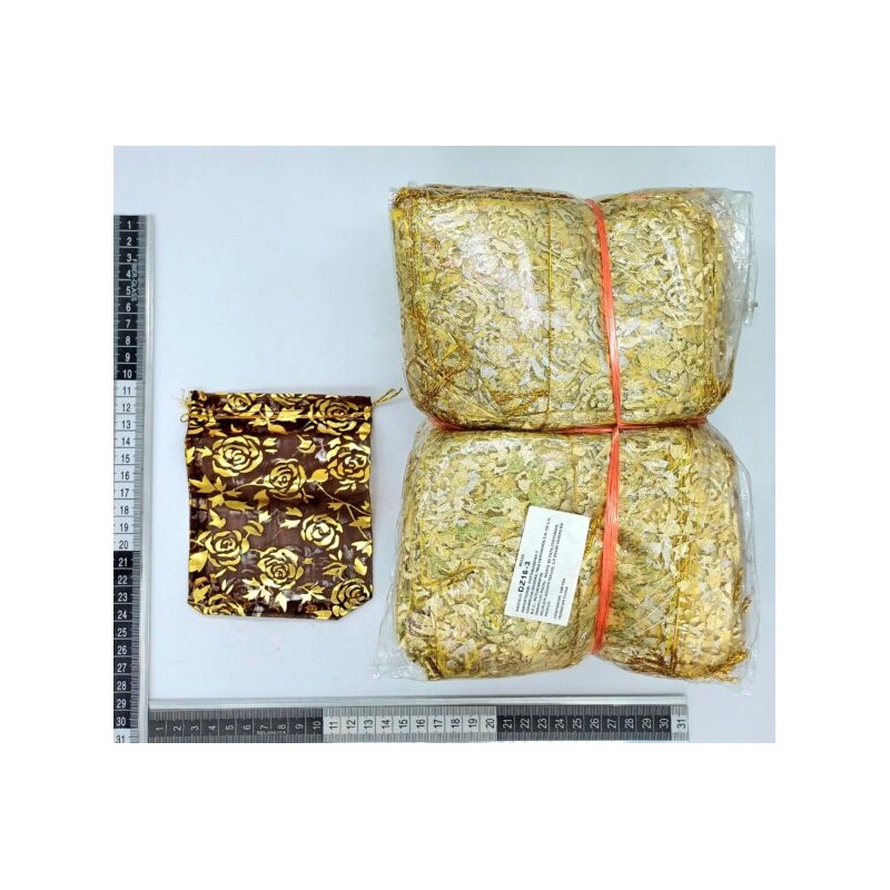 bolsa de organza 10x14cm C/100 DZ16-3