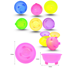 molcajete translúcido variedad de colores C/50 ALB MOR