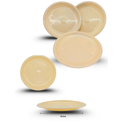 plato arrocero café 19 CM diámetro C/100 ALB MOR