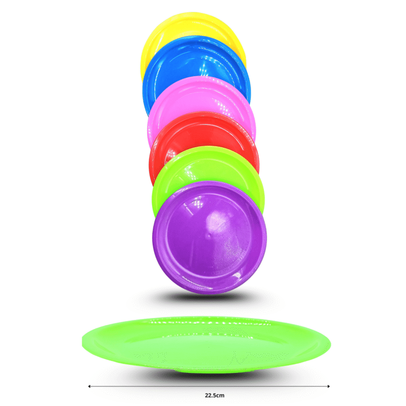 Plato redondo multicolor C/50 ROB GRC