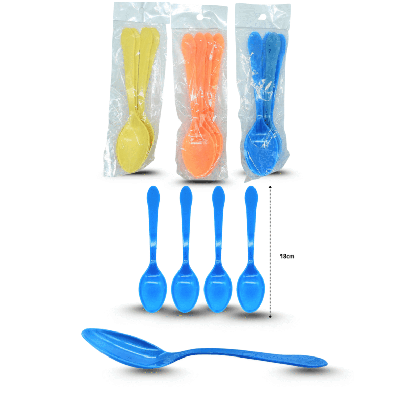 cuchara sopera multicolor set 4 pzas C/25 VILLAGRAN