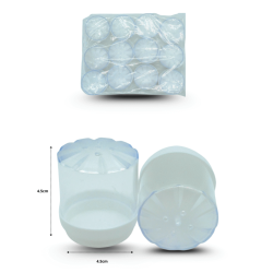 saleros transparentes C/12 VILLAGRAN