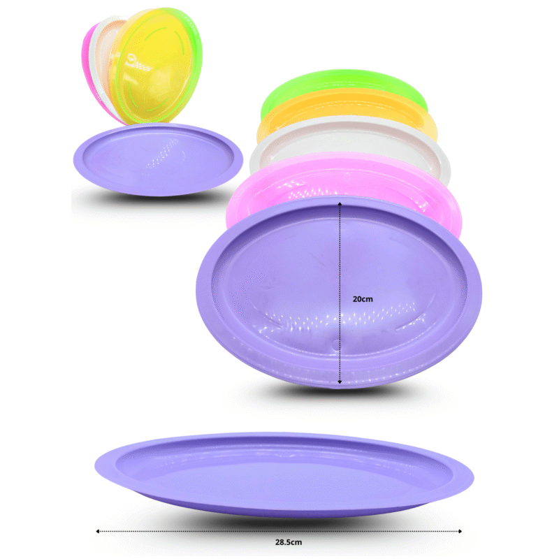 plato tampiqueño solido y translucido surtido C/50 Villagrán