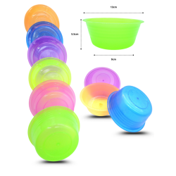 batidor translucido decorado floral 13cm de diámetro 5.5cm profundidad C/40 ALB MOR