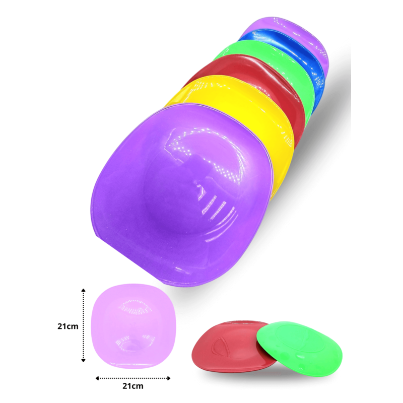 plato extendido cuadrado burbuja 21x21cm C/50 ROB GRC