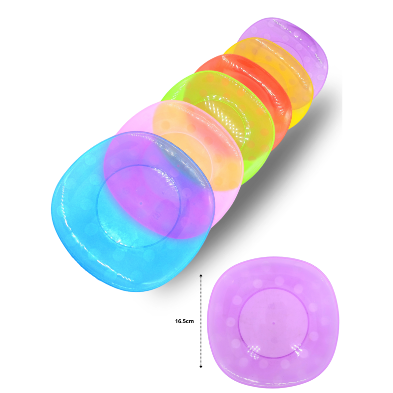 plato pastelero cuadrado burbuja 16.5cm C/60 ROB GRC