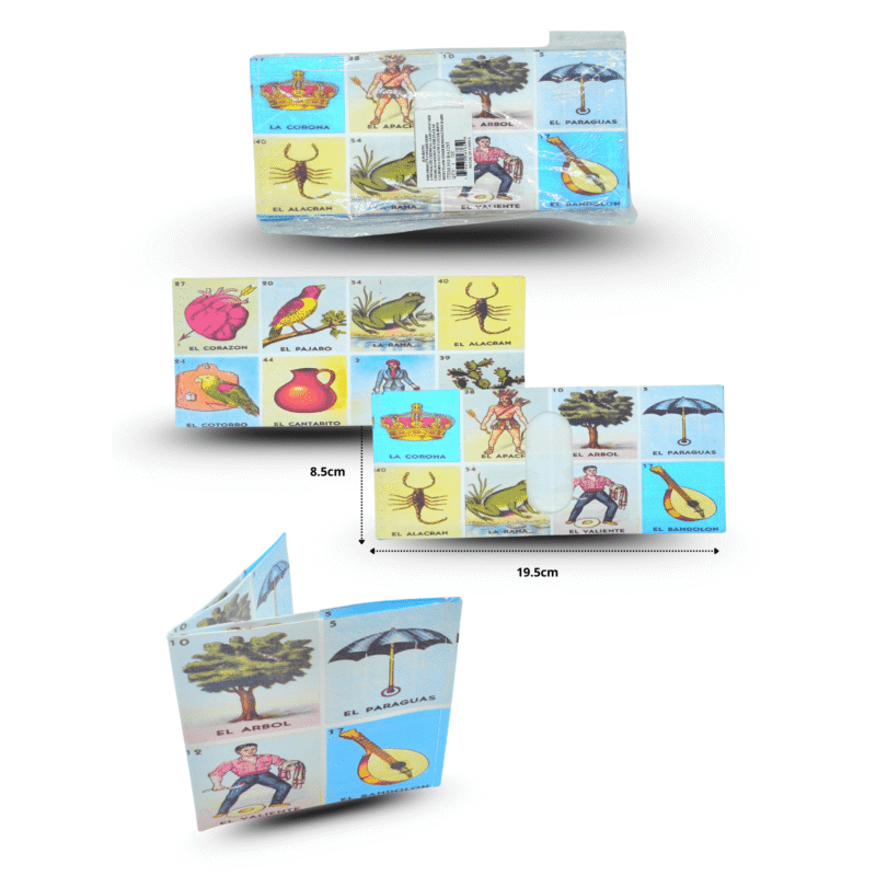 cartera estampada loteria C/12 BA1293