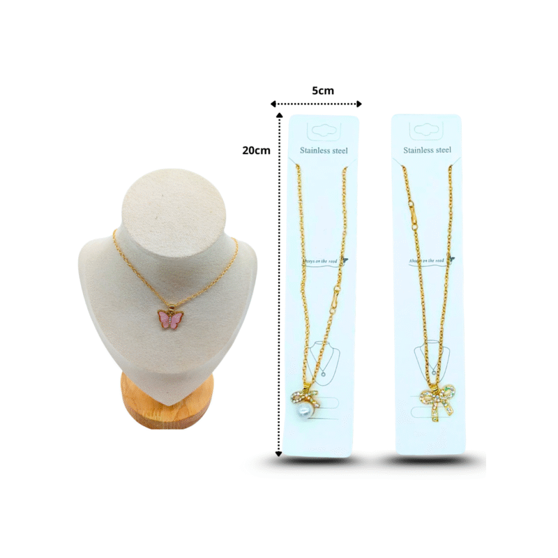 collar con dije surtido C/12 RM1241-1A-2