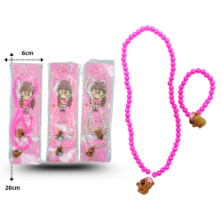 collar con pulsera decorada capy bara C/12 HLR-18