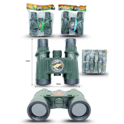 binoculares grandes con cinta y brújula C/12 TG-0481-3A