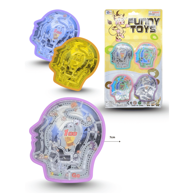 juego laberinto balín set 4 pzas en blister C/10 JB65263