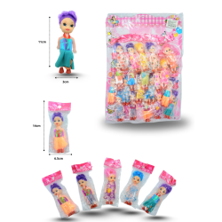 muñeca 10.5cm en planilla C/20 C1161