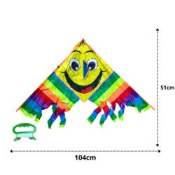 papalote triangulo 104x51cm cola 52cm C/5 C1766