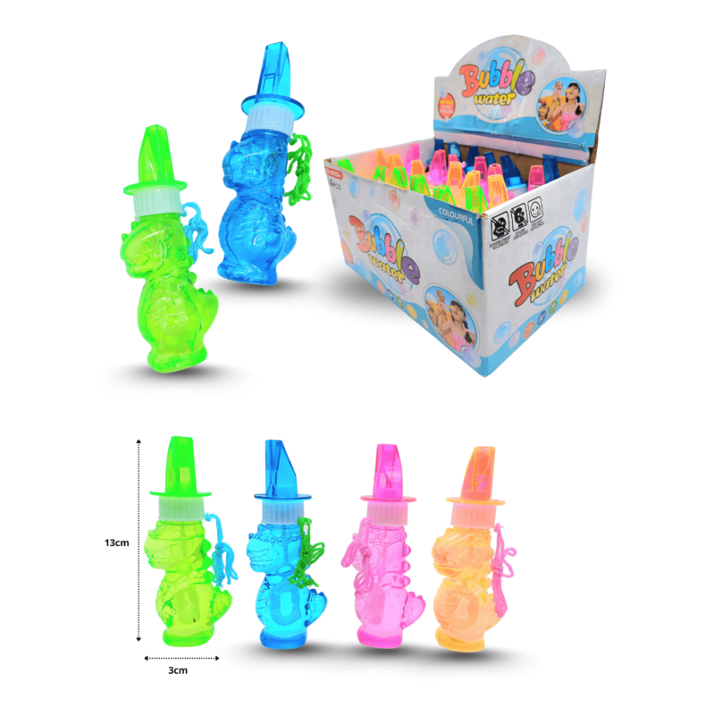 burbuja silbato dino c/24 ELA-768